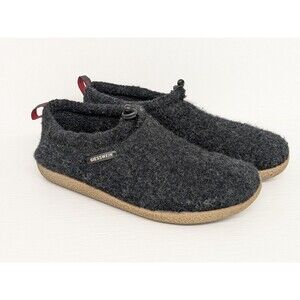 Giesswein Hausschuhe Vent Slippers Wool Gray Slip On Men's US 8 Women's US 10